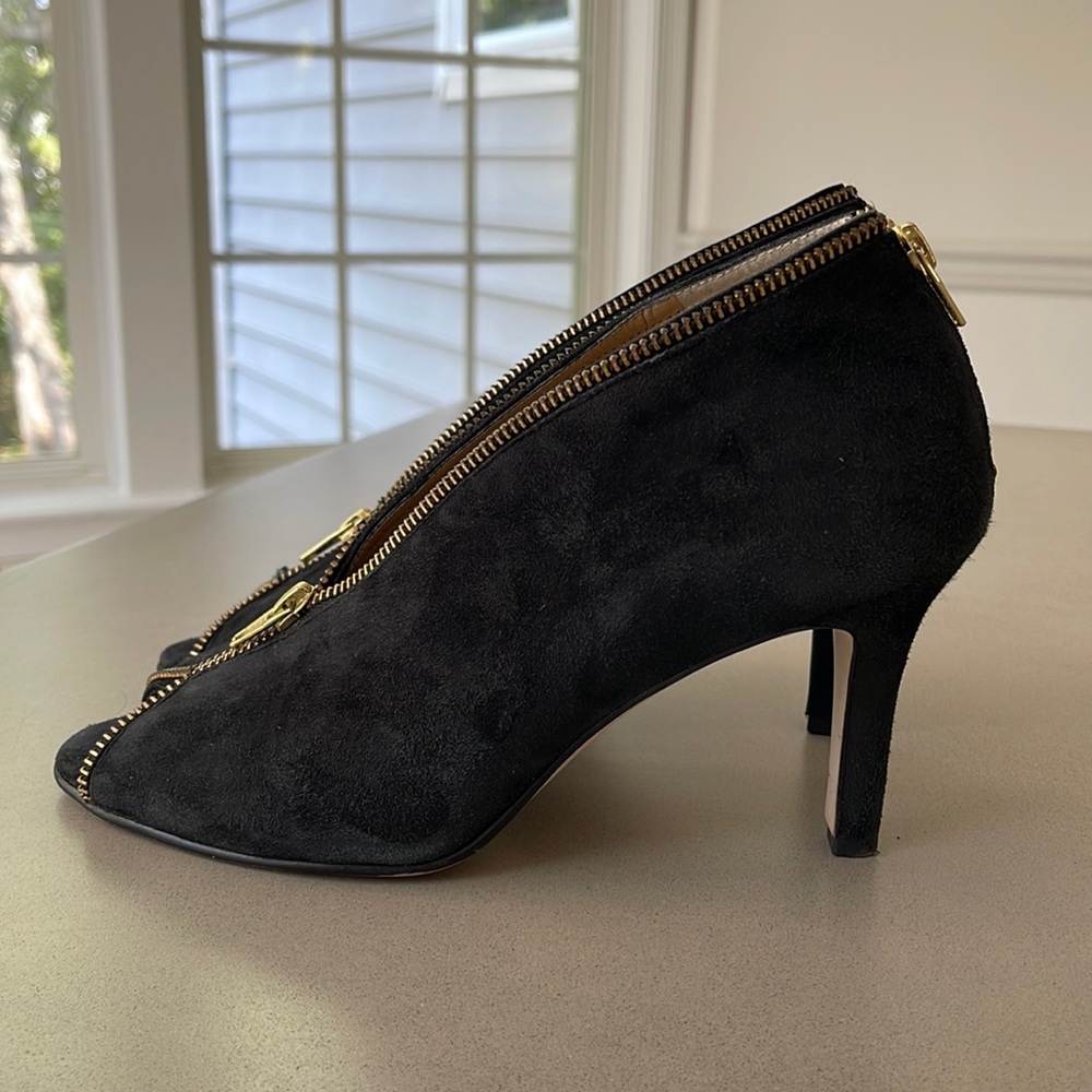 Vtg Neiman Marcus Suede 90s Pumps - Sz 9